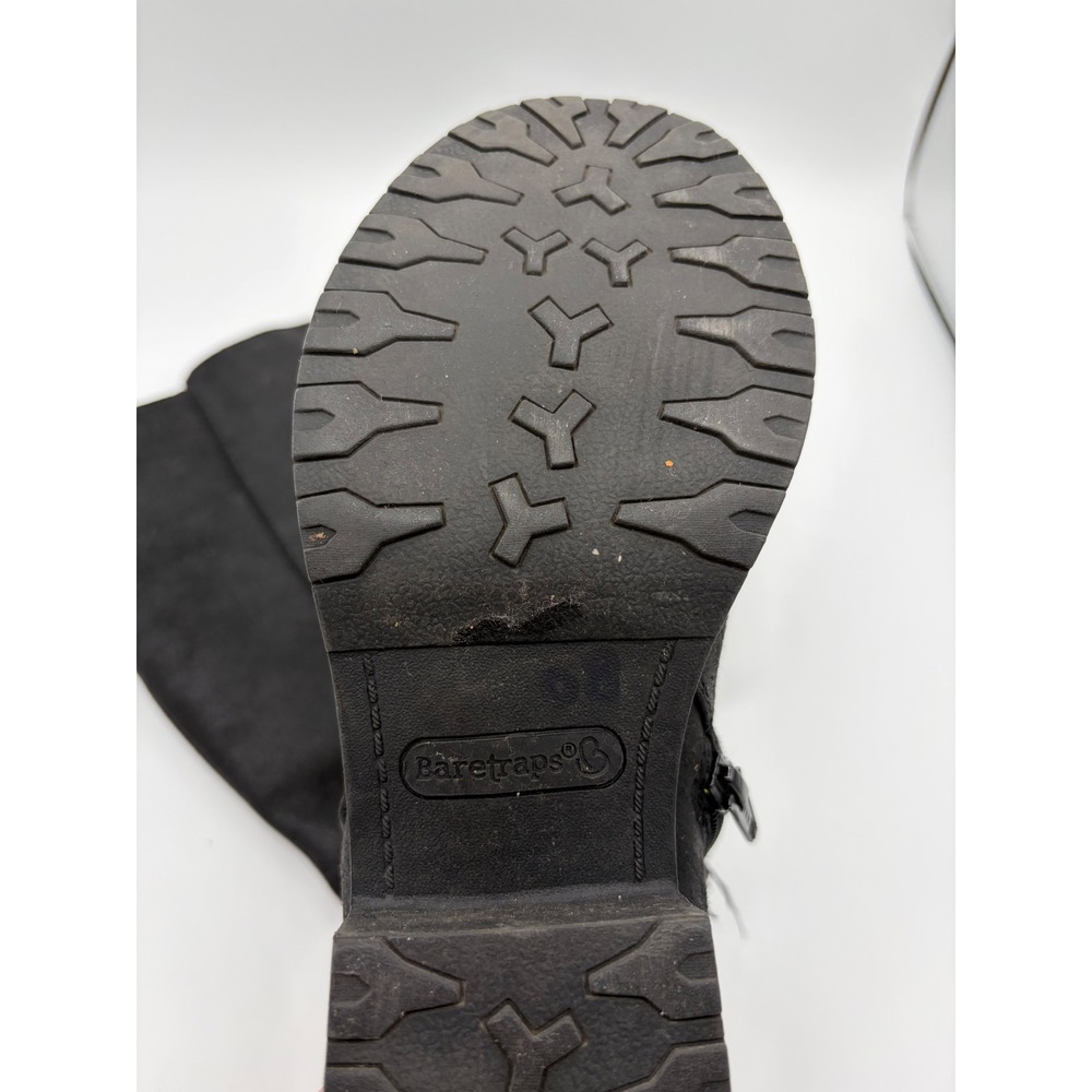 Baretraps Oudrey Black Wide Calf Tall Boots Textile Metallic Sheen Size 6.5M-WC - Picture 7 of 8